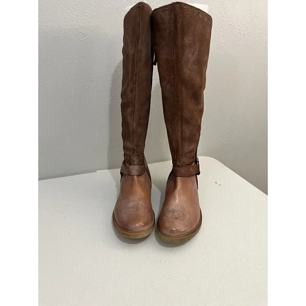 Roan By Bed Stu Knee Hi Boots Leather Women 8 Karolus